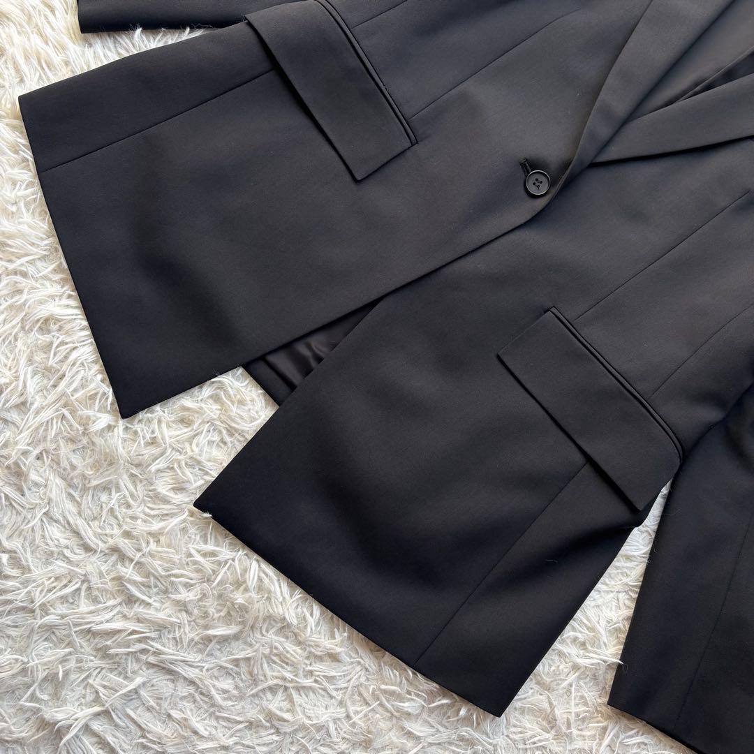 未使用級 23年♡セオリー テーラードジャケット ブラック 6 定価4.6万円