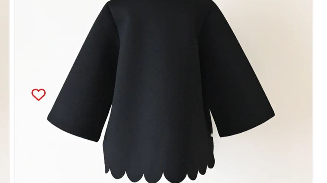 新品Neigeブラック パール付きカットワークジャケット