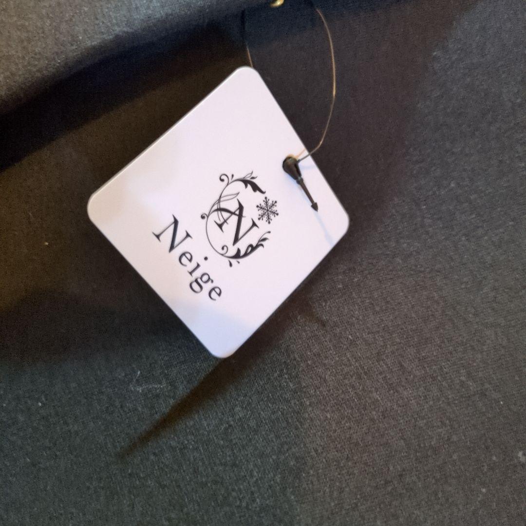 新品Neigeブラック パール付きカットワークジャケット