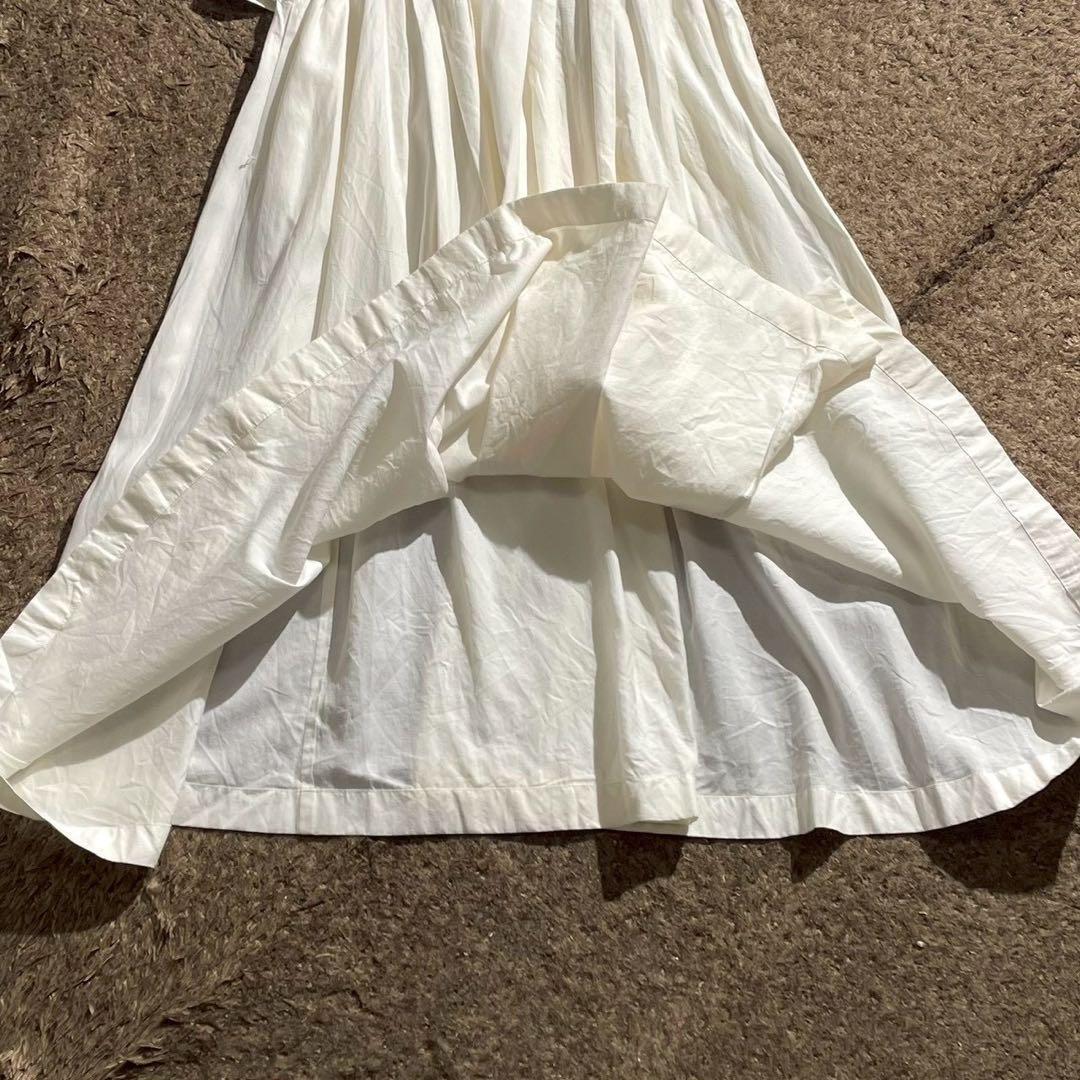 タグ付✨ミナペルホネン pilli シルク フレアスリーブ ギャザーワンピース