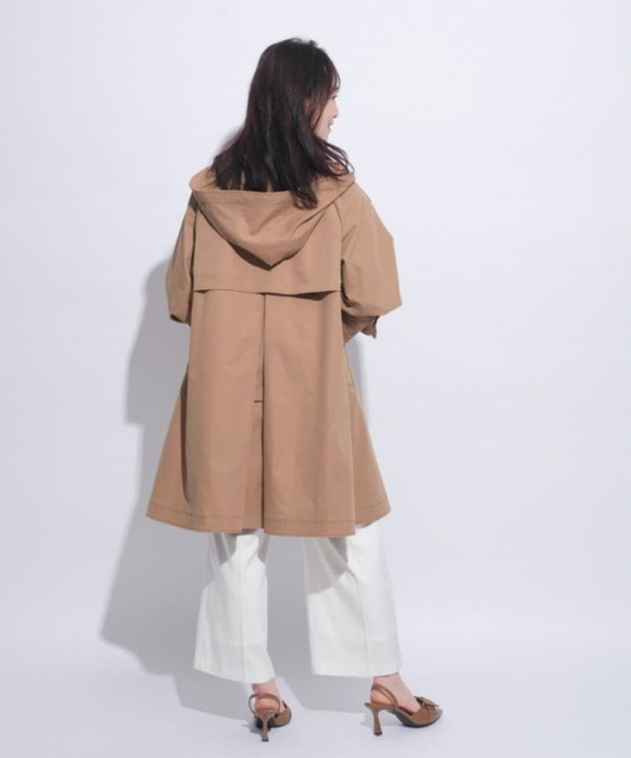 【新品】ジャスグリッティーレディAライントレンチ　キャメル　M