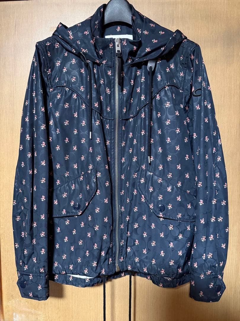 COACH　ナイロンジャケット　M　ネイビー