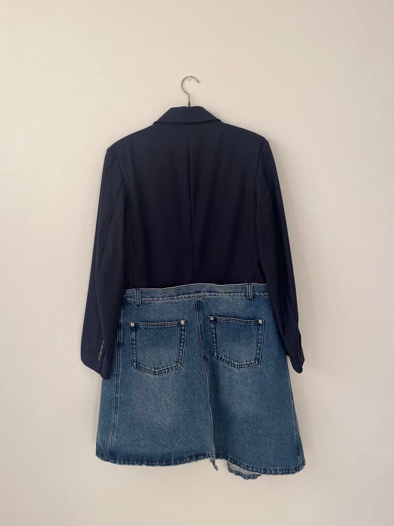 M*i様 【美品】Ameri vintage デニムドッキングジャケット　ネイビ