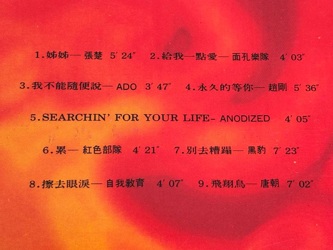 中国火 中国ロック　コンピレーションアルバム　オムニバスアルバム　中国語