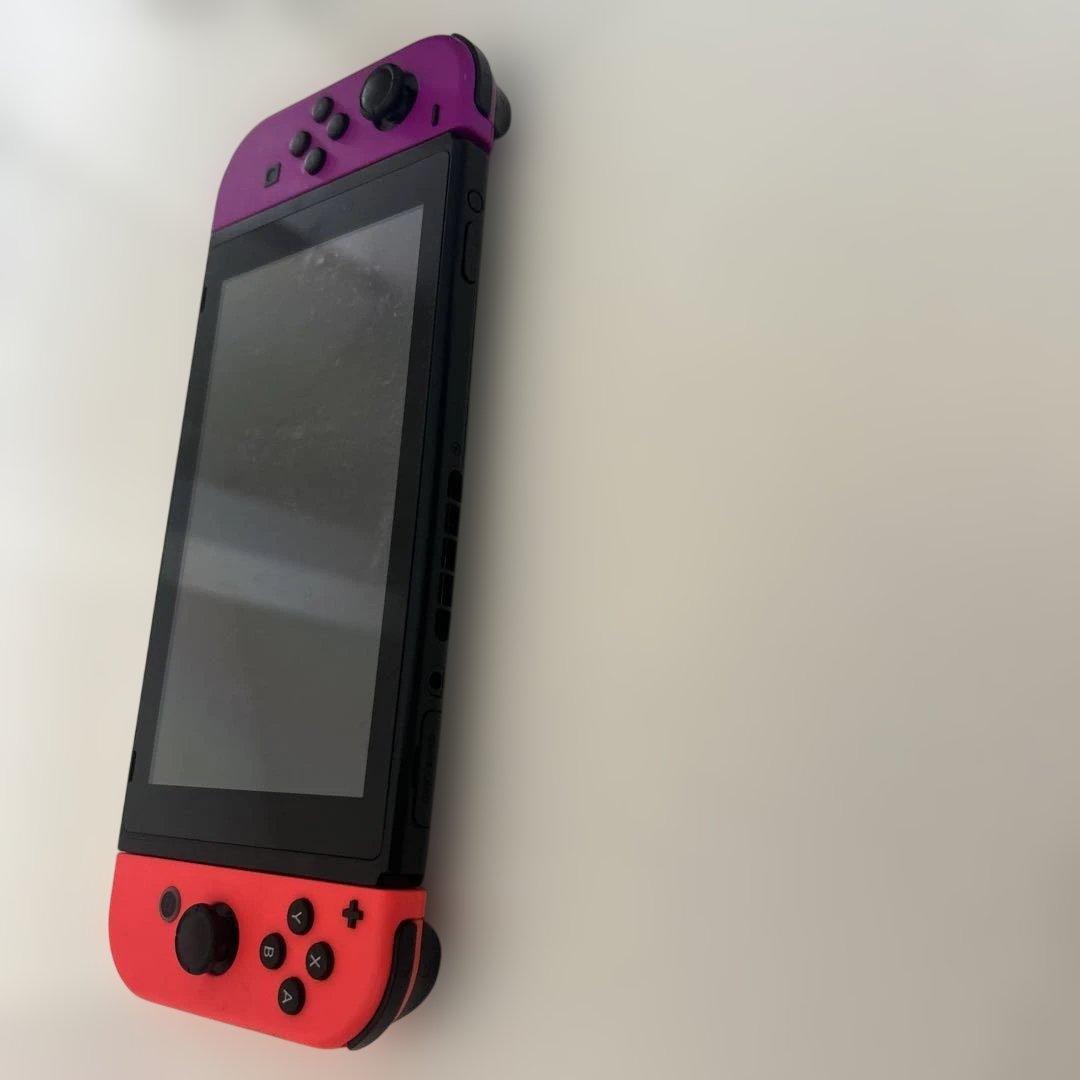 Nintendo Switch 本体 ピンク/パープル　ソフト付き