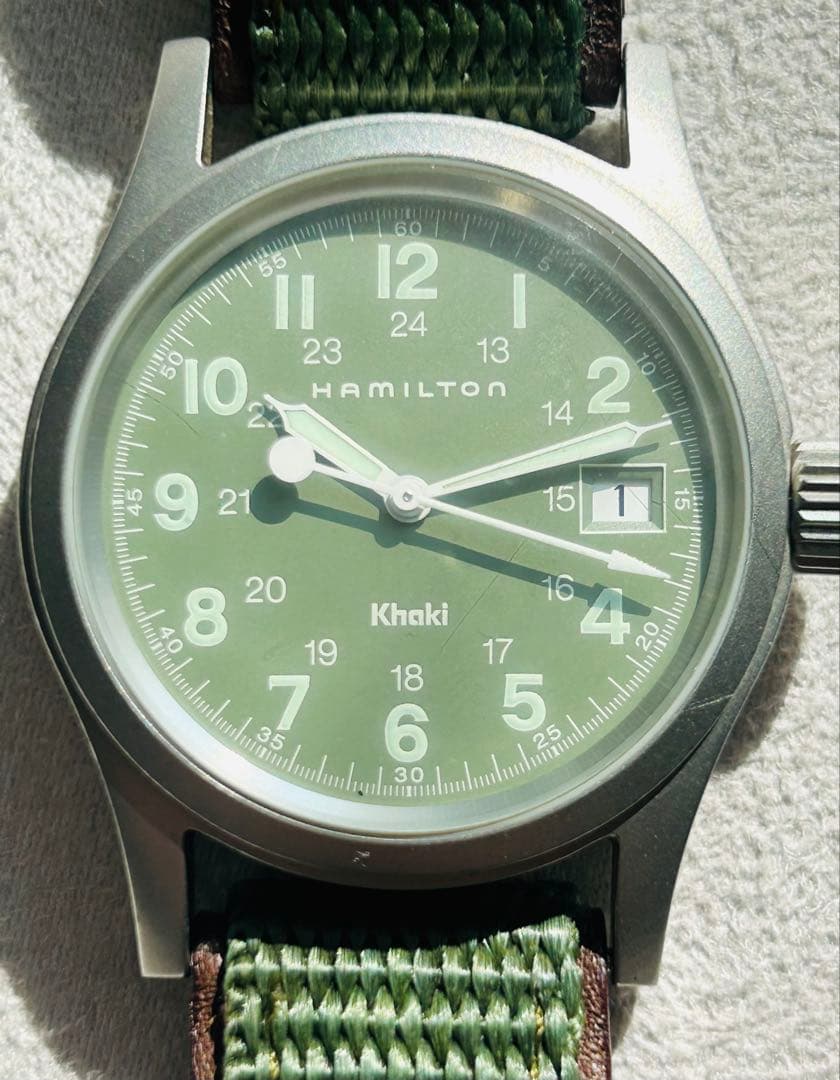 HAMILTON Khaki カーキ 6359 クォーツ ボーイズサイズ