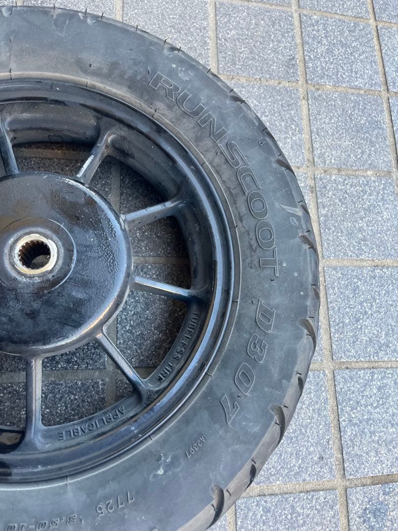 アドレスv125gホイールrpm廃盤レア　10インチ