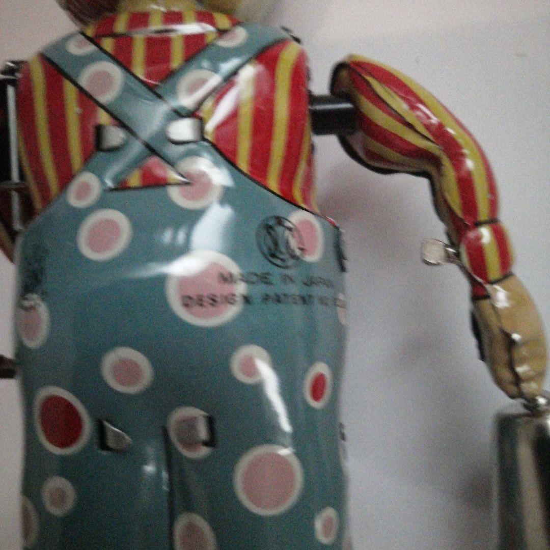 レトロ　ブリキのおもちゃ　サーカスボーイ　美品