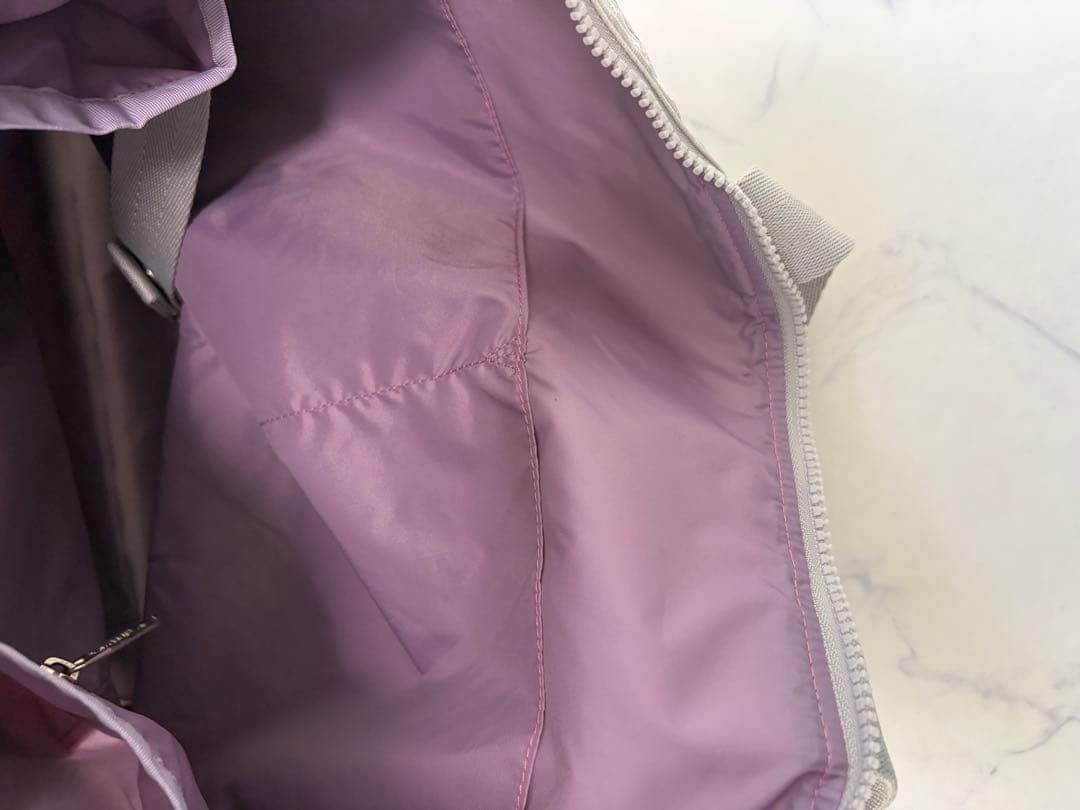 LeSportsac ひとりっぷ シルバー 2WAYトートバック