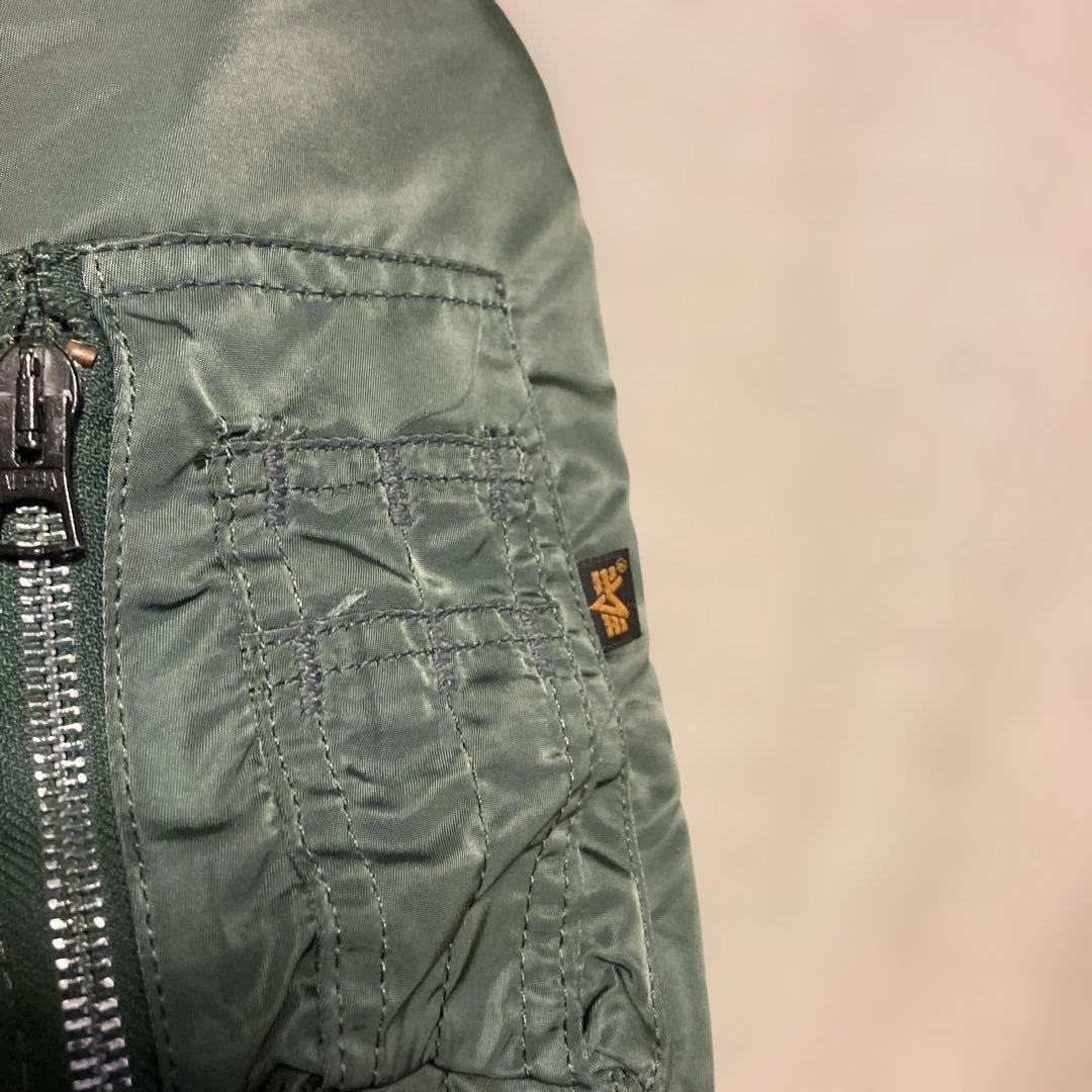 希少ヴィンテージ80sアルファma1 small アメリカ製　ボンバージャケット