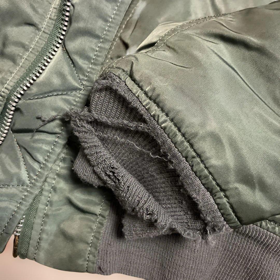 希少ヴィンテージ80sアルファma1 small アメリカ製　ボンバージャケット