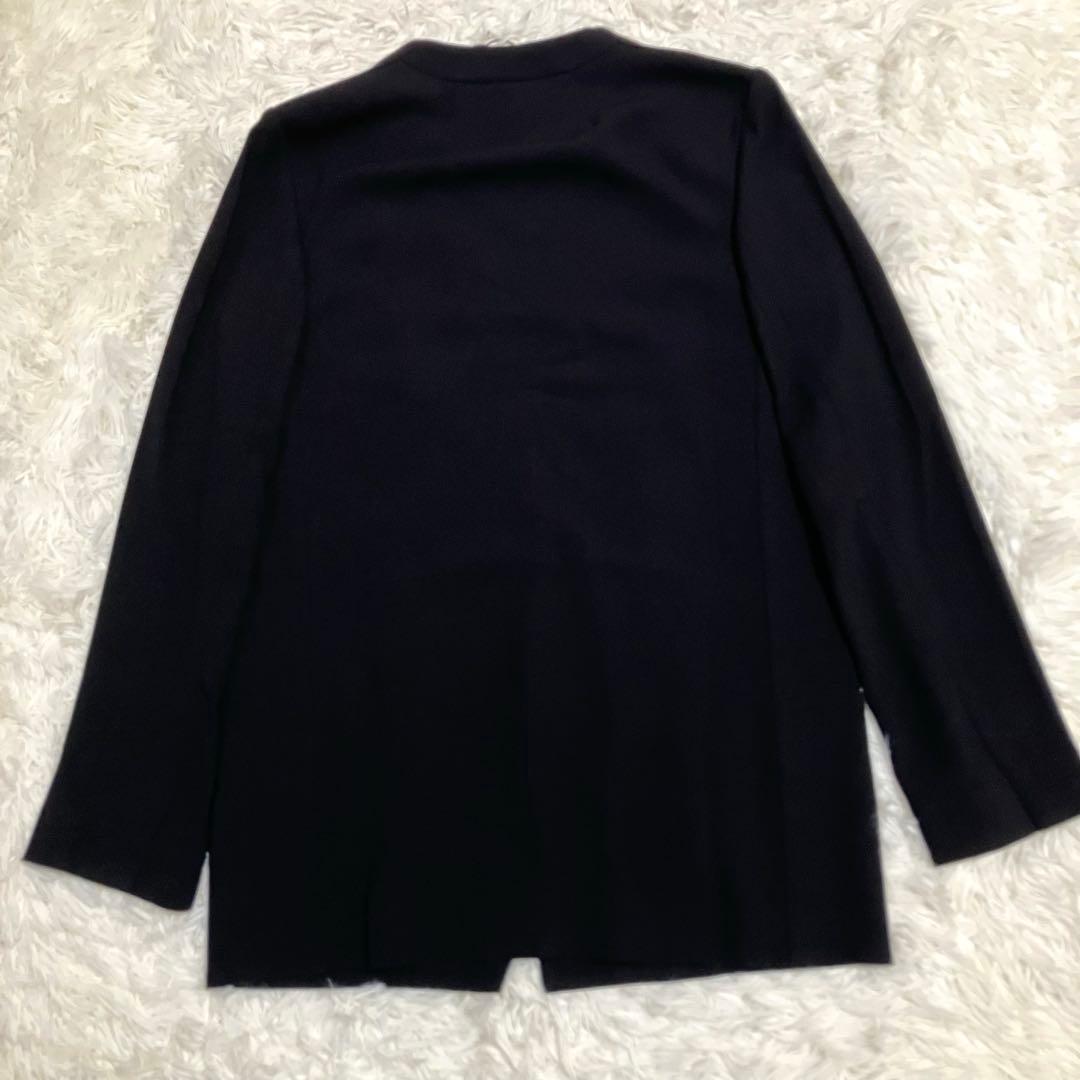 未使用タグ付 セオリー 22SS ノーカラージャケット 1つボタン ブラック