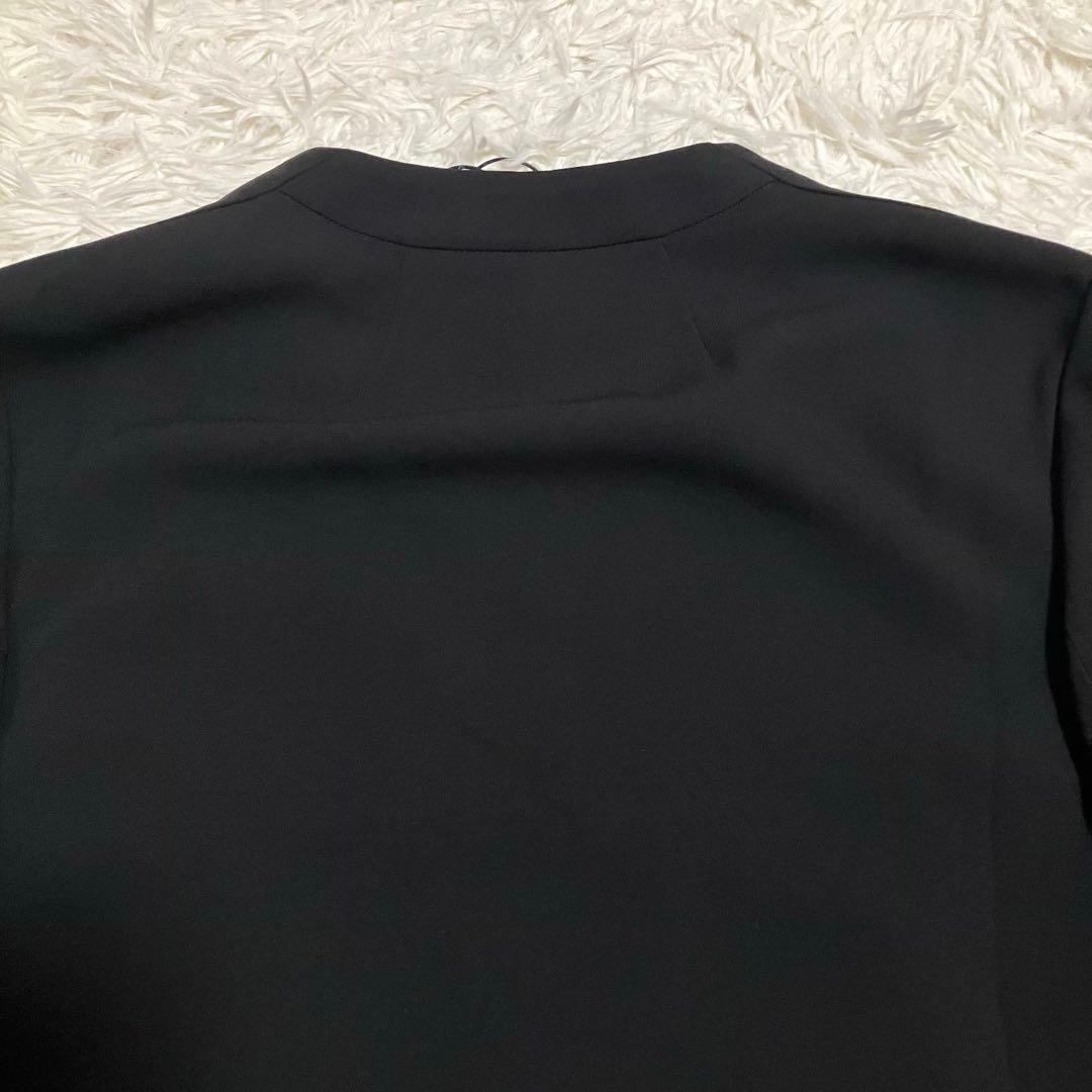 未使用タグ付 セオリー 22SS ノーカラージャケット 1つボタン ブラック