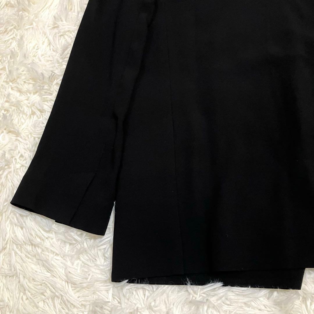 未使用タグ付 セオリー 22SS ノーカラージャケット 1つボタン ブラック