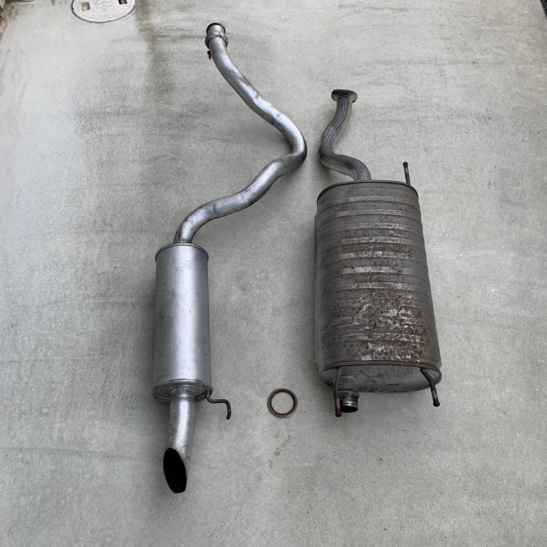 [希少]ランドクルーザー100ディーゼル純正マフラー