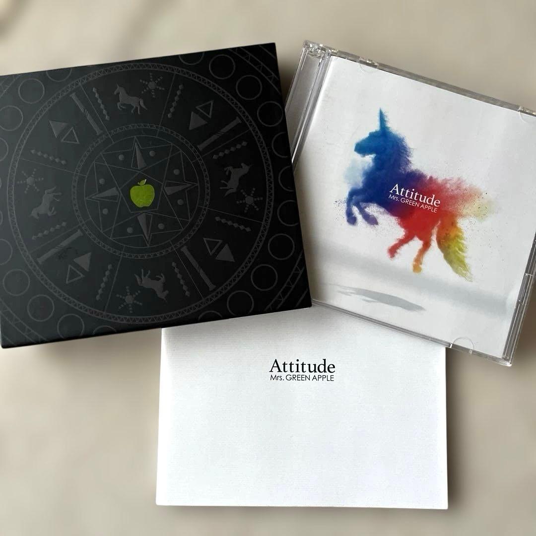 初回限定版　Mrs. GREEN APPLE 「Attitude」おまけ付き