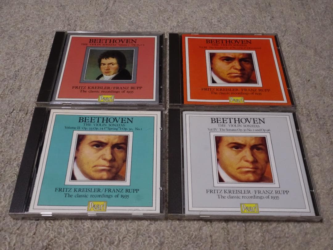 pearl クライスラー　ベートーヴェン　Vio.ソナタ　全集