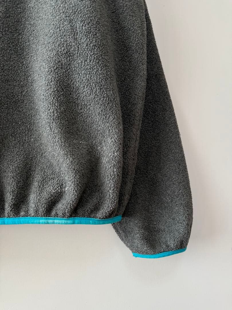 patagonia スナップT シンチラ フリースジャケット グレー ミント M