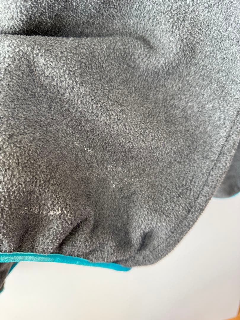 patagonia スナップT シンチラ フリースジャケット グレー ミント M