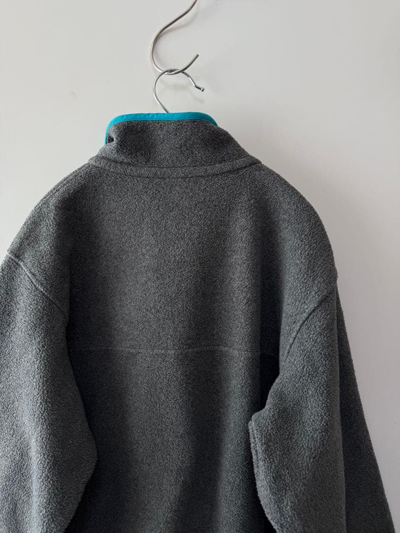 patagonia スナップT シンチラ フリースジャケット グレー ミント M