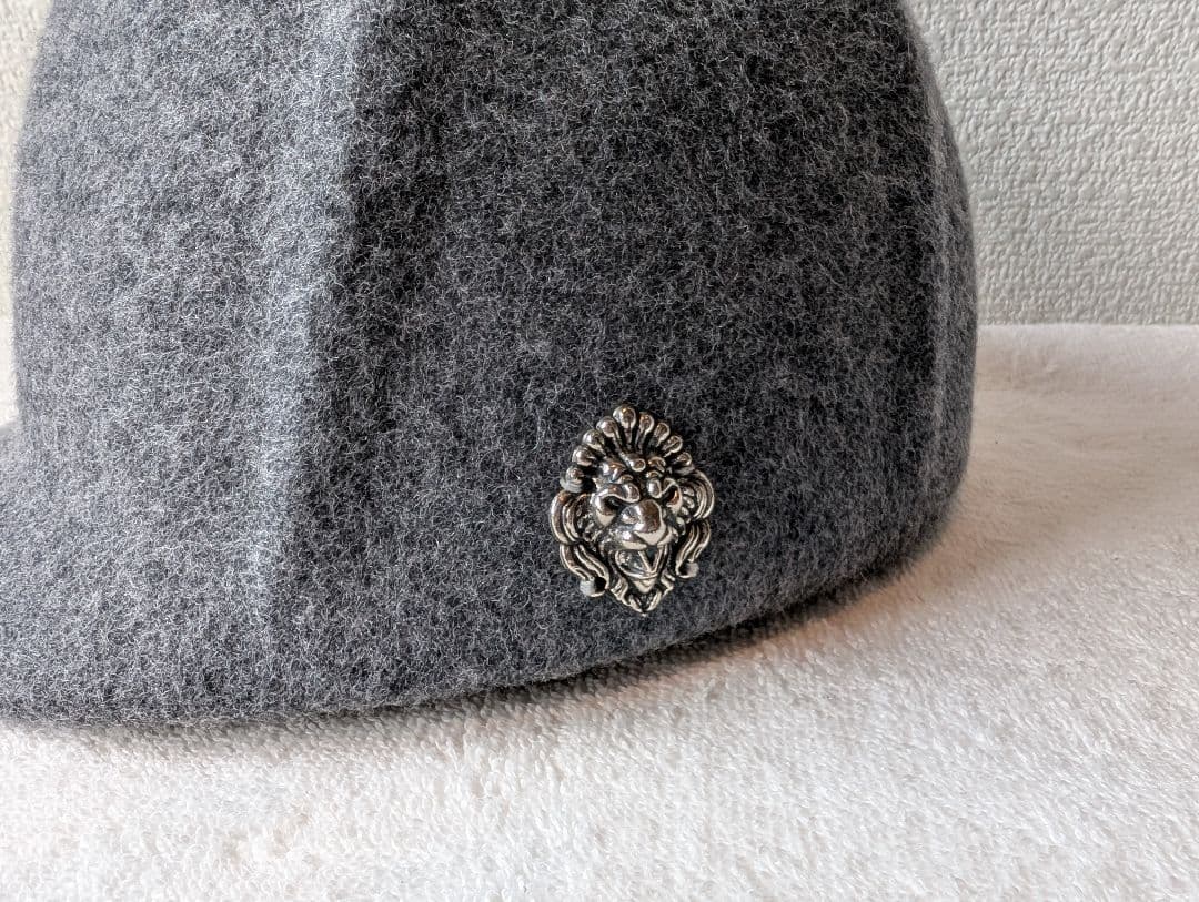 ジョッキーハット　グレー