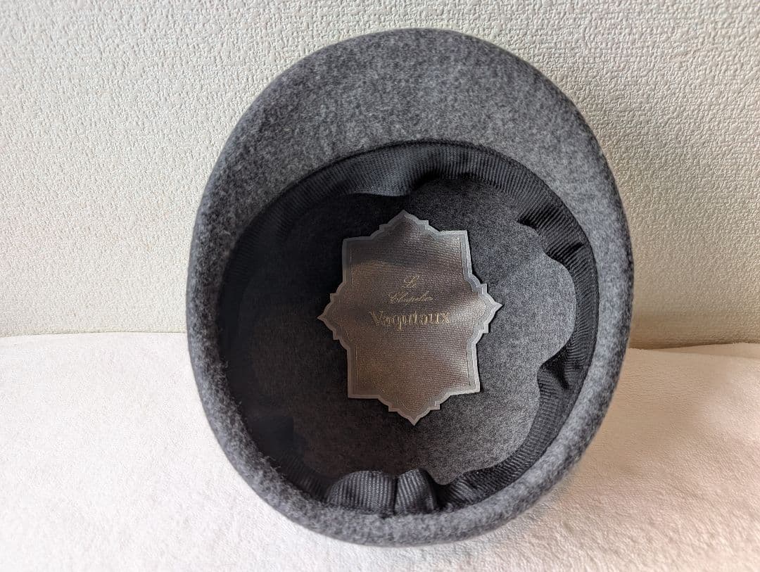 ジョッキーハット　グレー