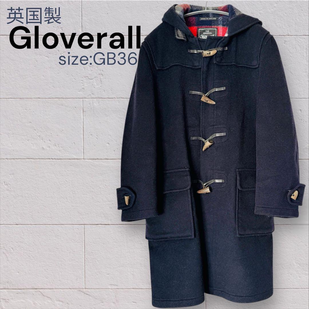 【期間限定!!】Gloverall 英国製 ダッフルコート ネイビー GB36