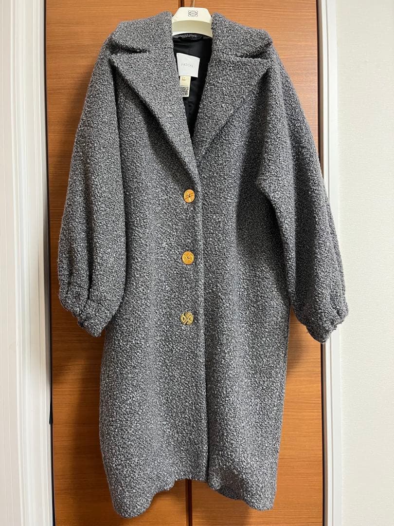美品 定価31万 PATOU ブークレコクーン ロングコート