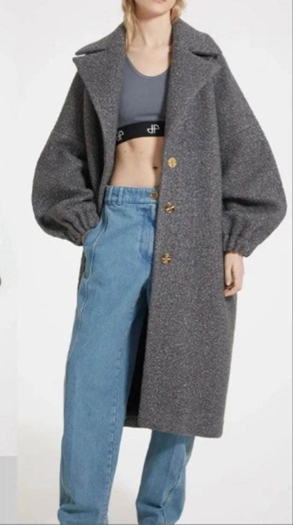 美品 定価31万 PATOU ブークレコクーン ロングコート