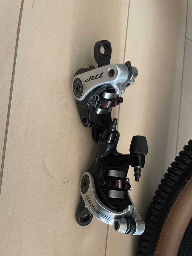 birdy 18インチ　TRP キャリパー　ローター付き　エアーのディスク化