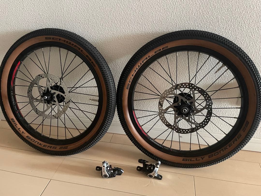 birdy 18インチ　TRP キャリパー　ローター付き　エアーのディスク化