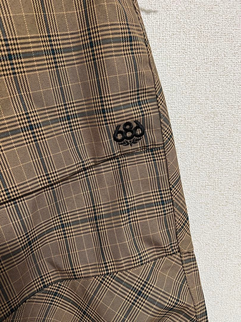 24-25限定SIX スノーボードウェア ブラック Lパンツセットアップ