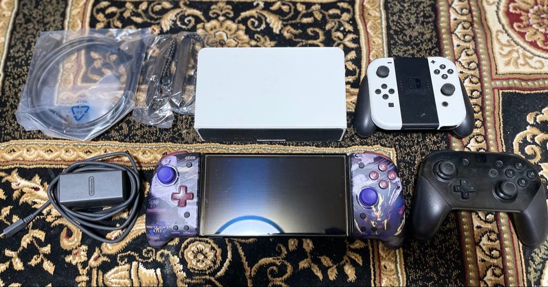 Nintendo Switch 有機EL本体 + プロコントローラー+グリコン