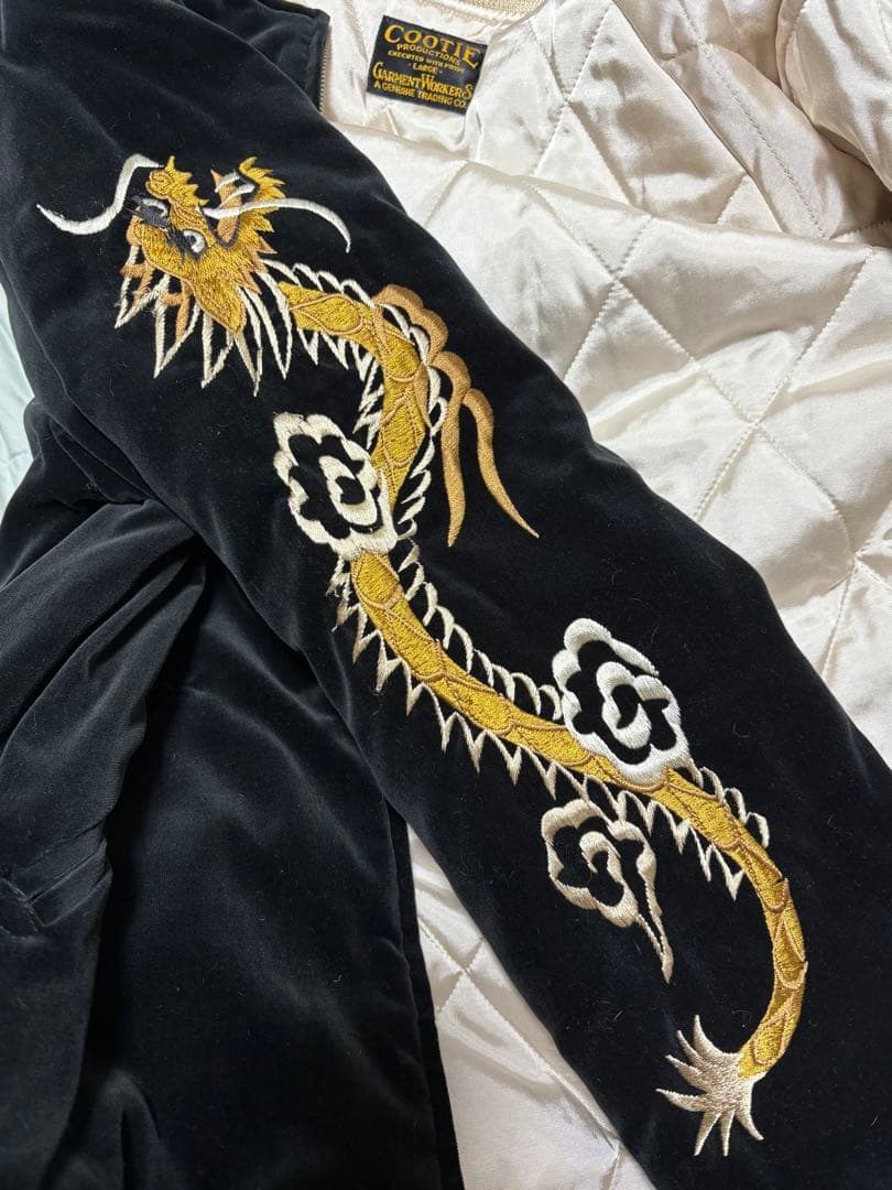 美品 名作 COOTIE Velour Suka Jacket スタジャン