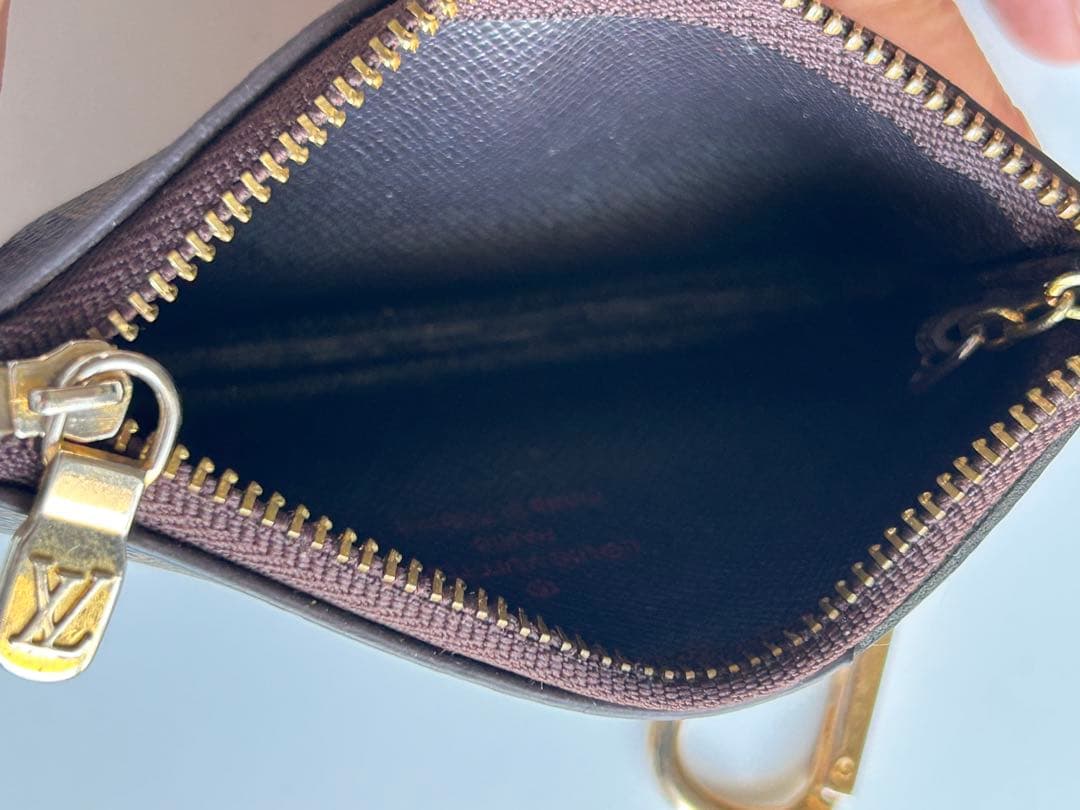 ルイヴィトン　ダミエ　財布　小銭入れ ケース　ポシェットクレ