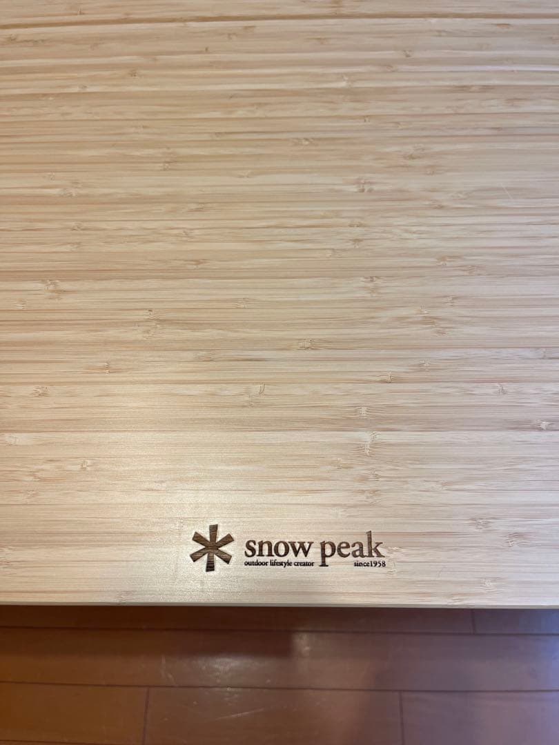 バ*コ様 スノーピーク☆ ワンアクションテーブルロングLight Bambooブ
