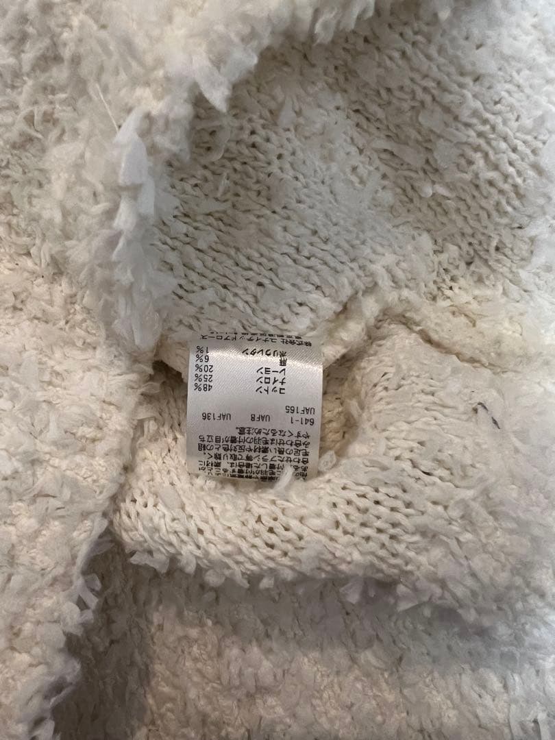 UNITED ARROWS アイボリー ニットベスト M