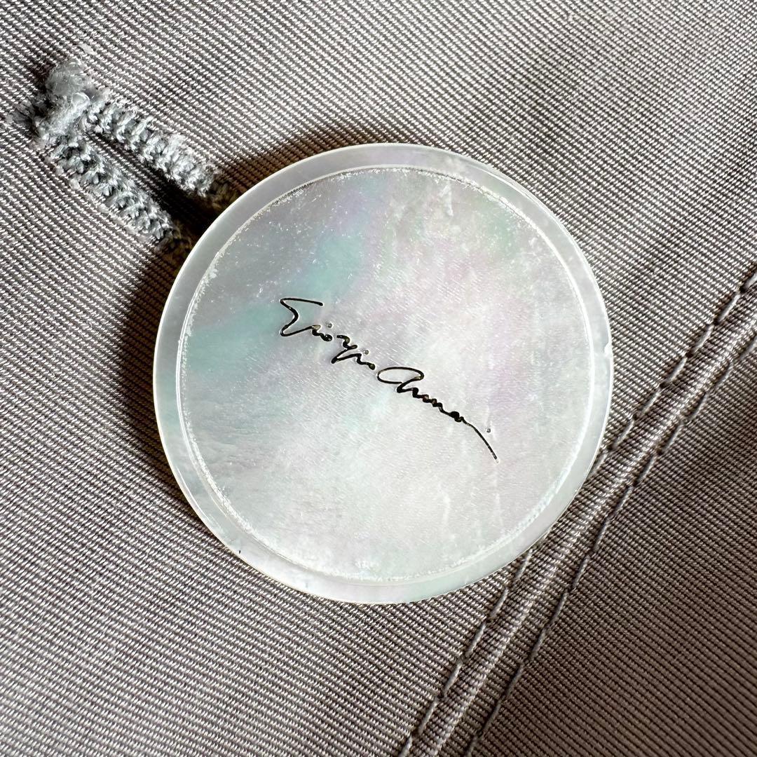 極美品 ジョルジオアルマーニ ベージュ フード付きロングコート 38