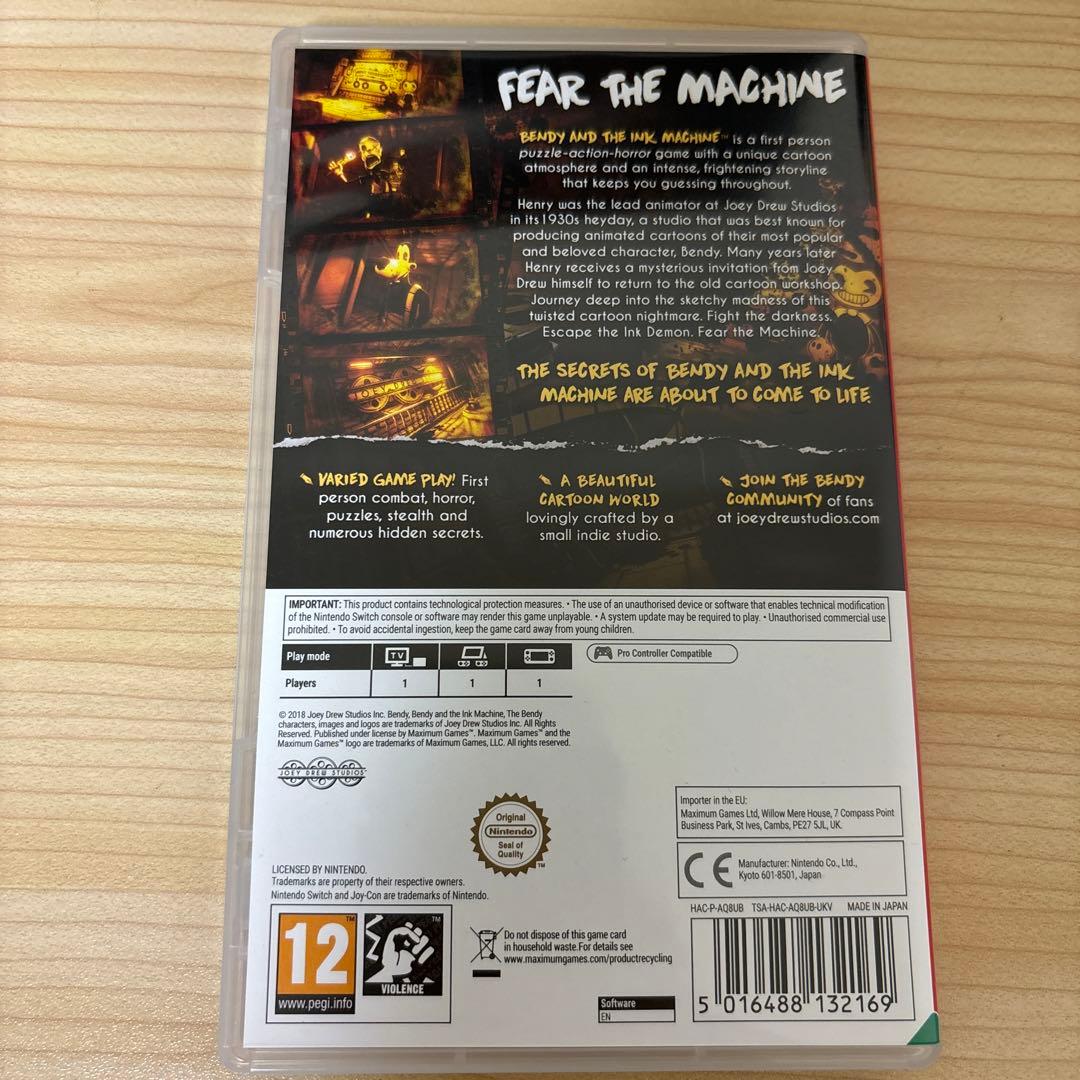 Nintendo Switch BENDY AND THE INK MACHINE Switch