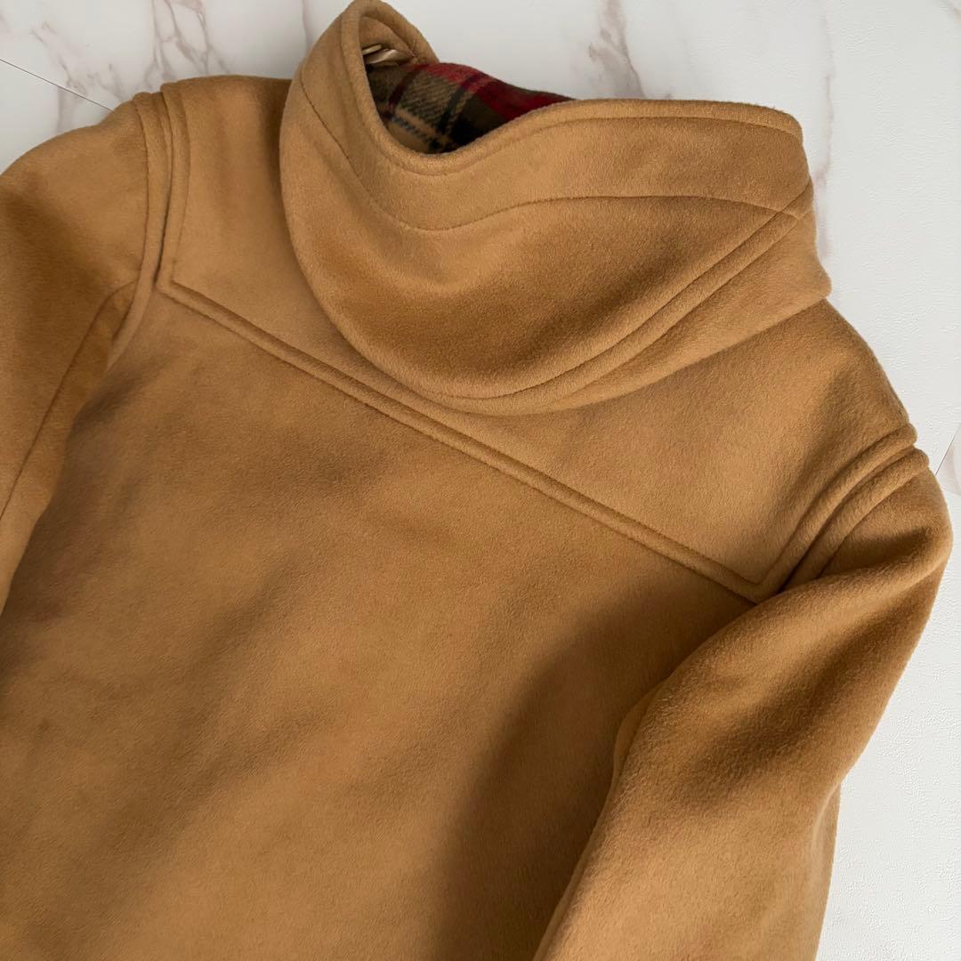 希少✨️英国製 ブルックスブラザーズ ダッフルコート キャメル チェック