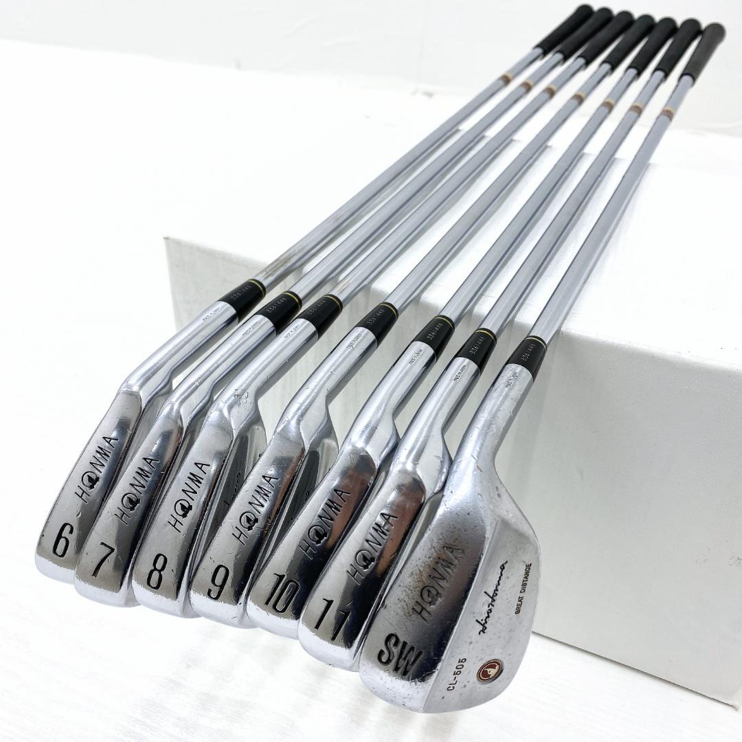HONMA CL-505 ホンマ マッスルバック アイアンセット メンズ 7本
