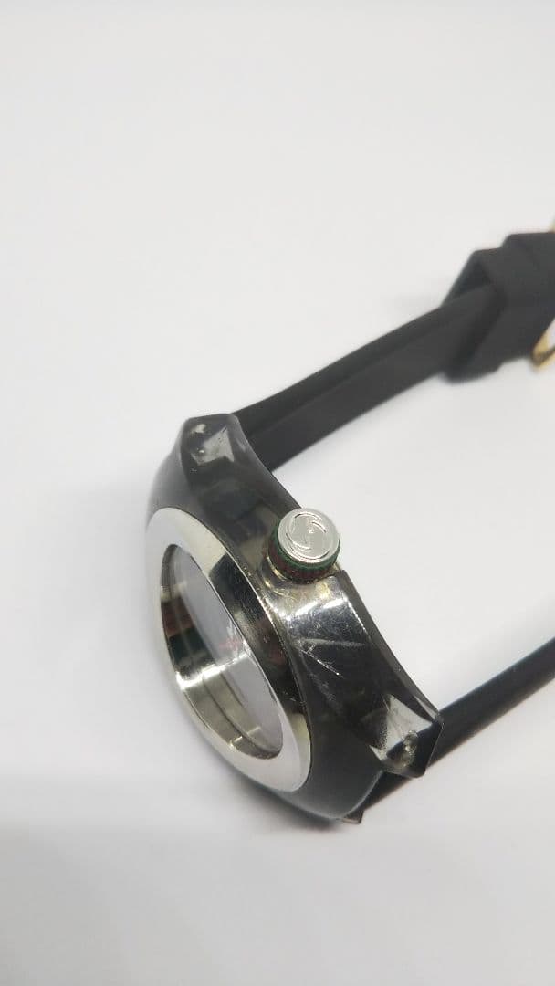 【稼働品】GUCCI ラバーベルト ブラック