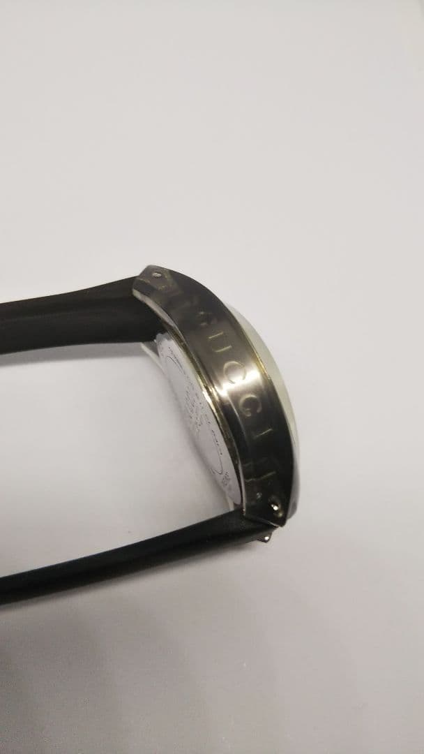 【稼働品】GUCCI ラバーベルト ブラック