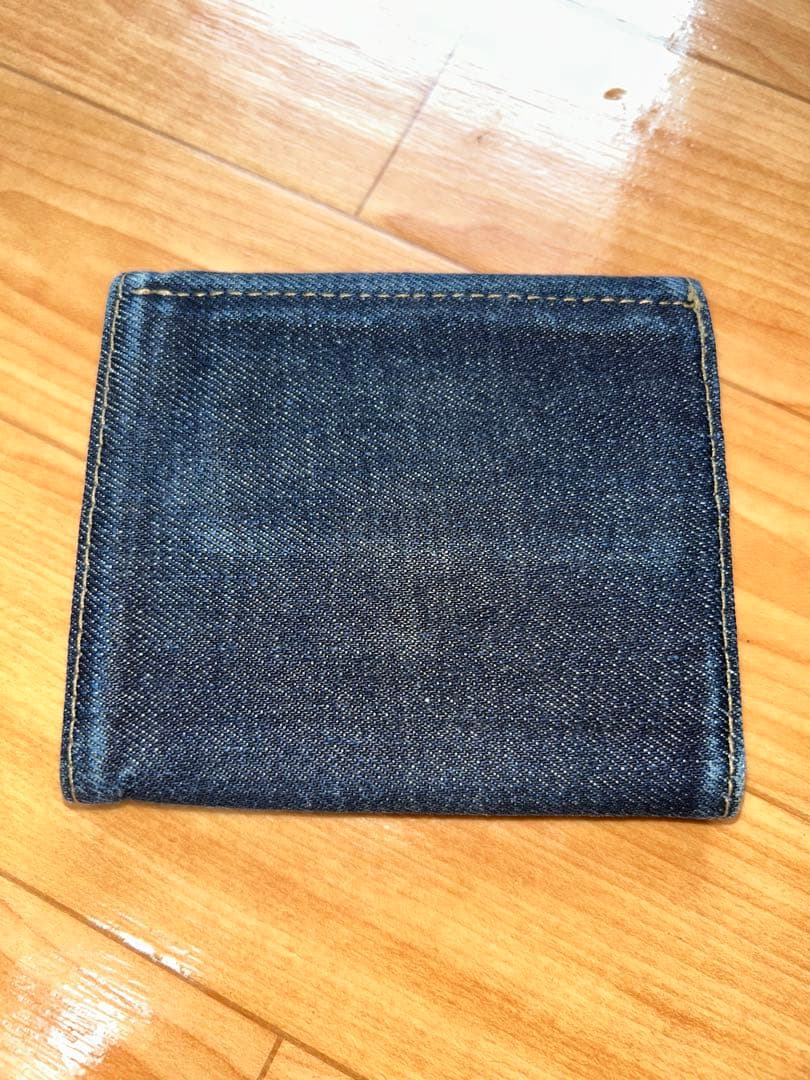 RRL デニム 二つ折り財布 ダークブルー 美品