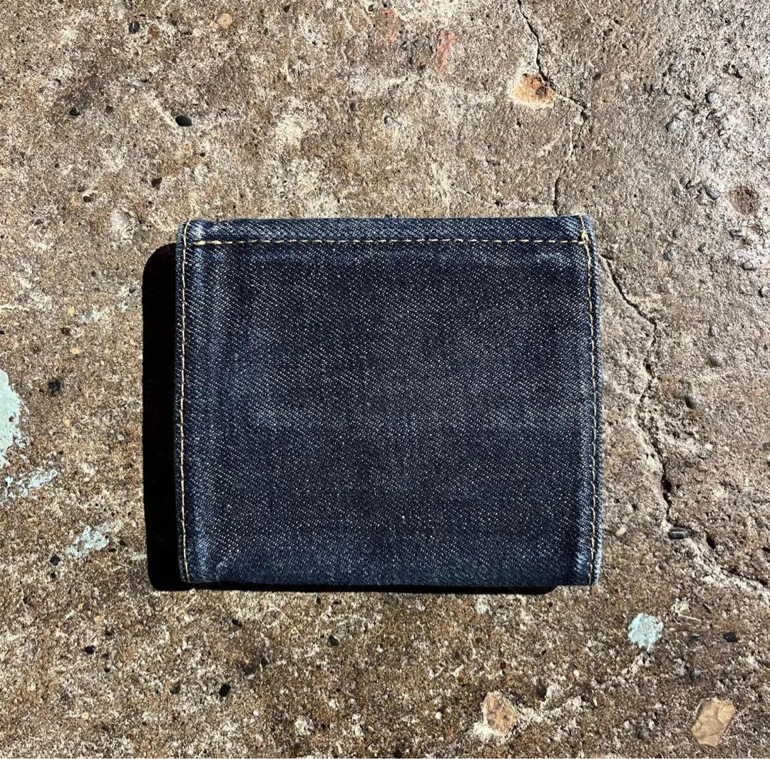RRL デニム 二つ折り財布 ダークブルー 美品