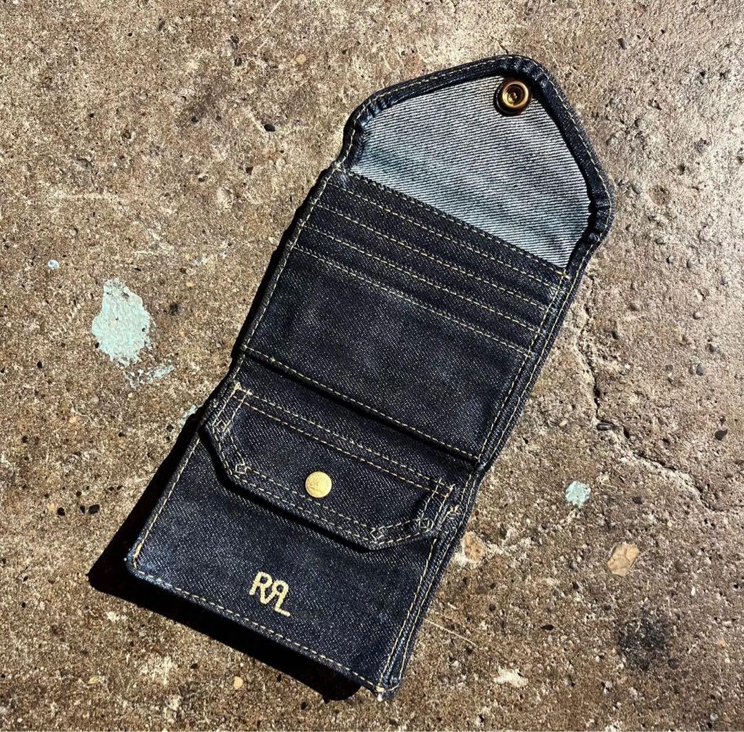 RRL デニム 二つ折り財布 ダークブルー 美品