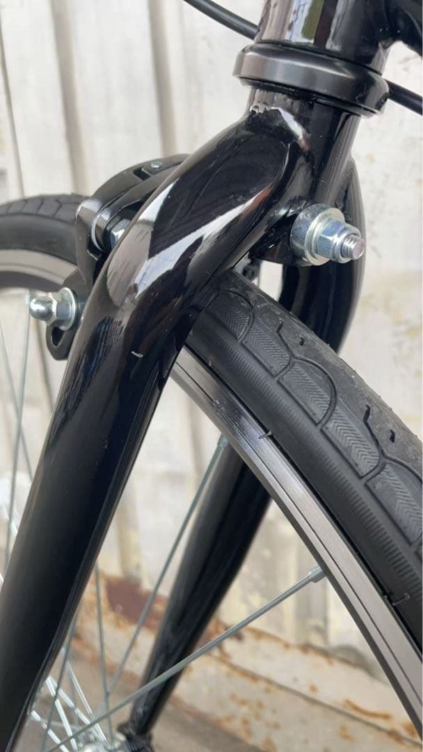 クロスバイク 700C シマノ6段変速 自転車 チャリ 軽量 700×28C 鍵