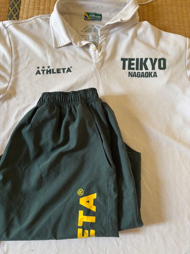 帝京長岡高校サッカー部移動着背番号1桁‼️