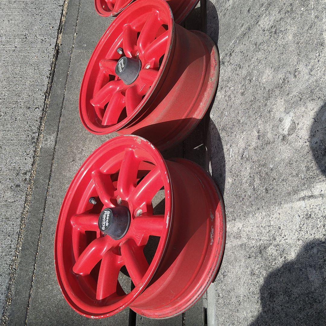 ブラックレーシングホイルです(⌒▽⌒)