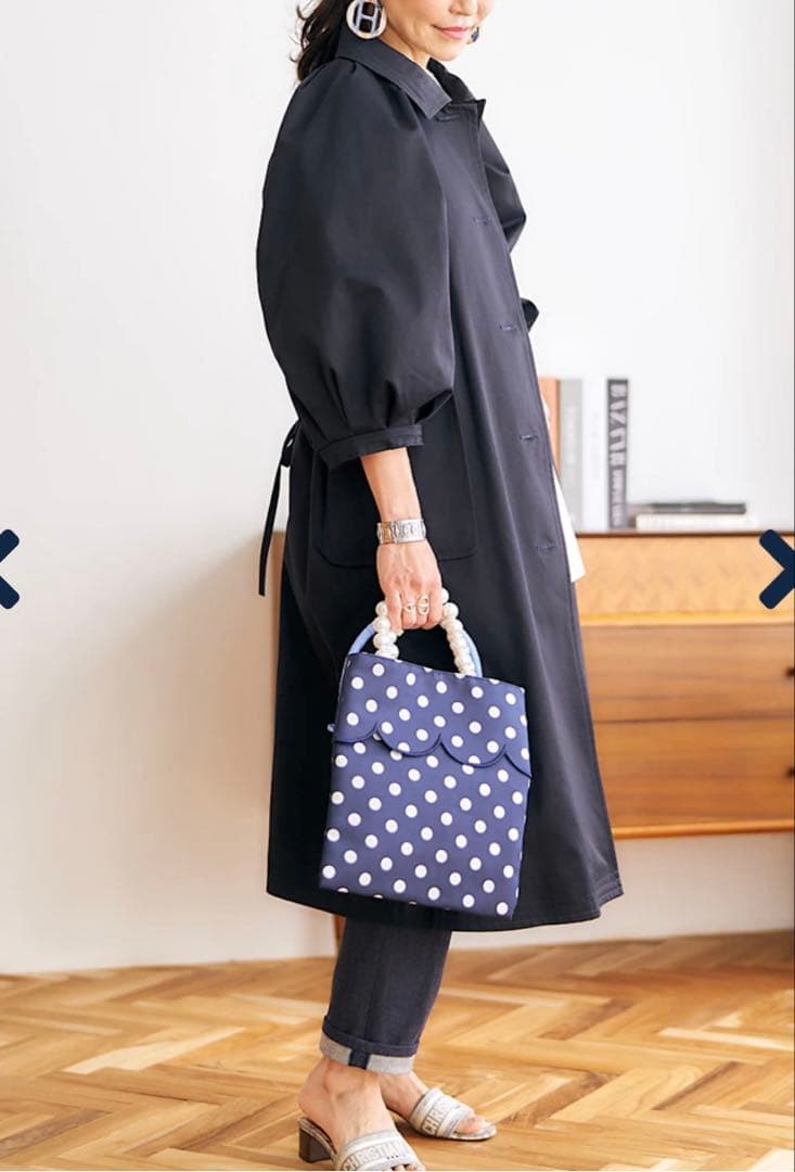 マーロンエノンフィ美品ボリュームパフトレンチコートyori heveオーガへイヴ